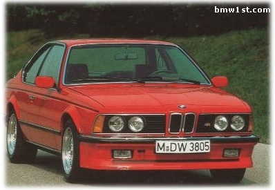 A 1983 M635CSi, with 286bhp.